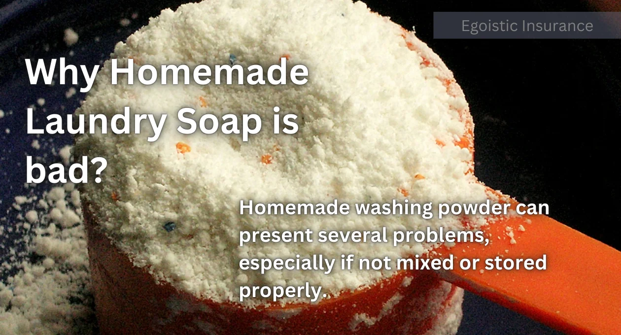 why homemade laundry soap is bad?