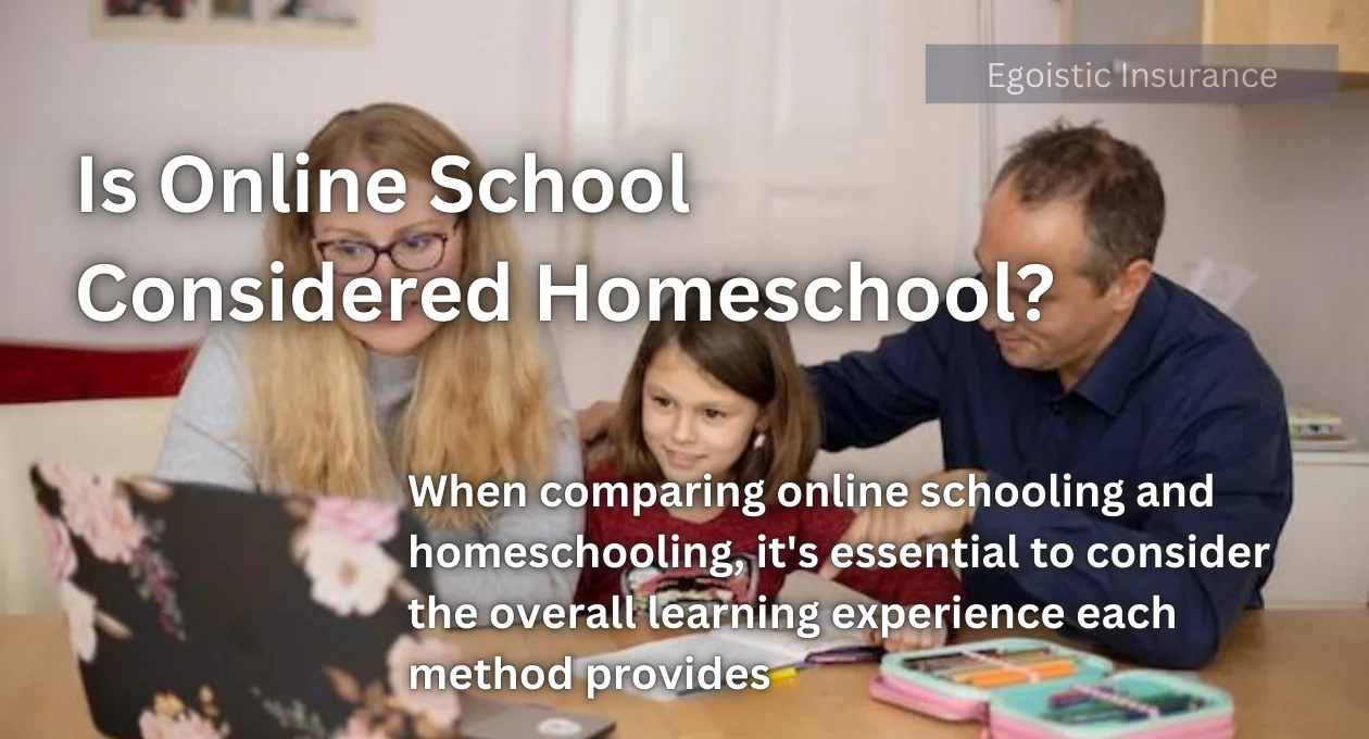 is online school considered homeschool?